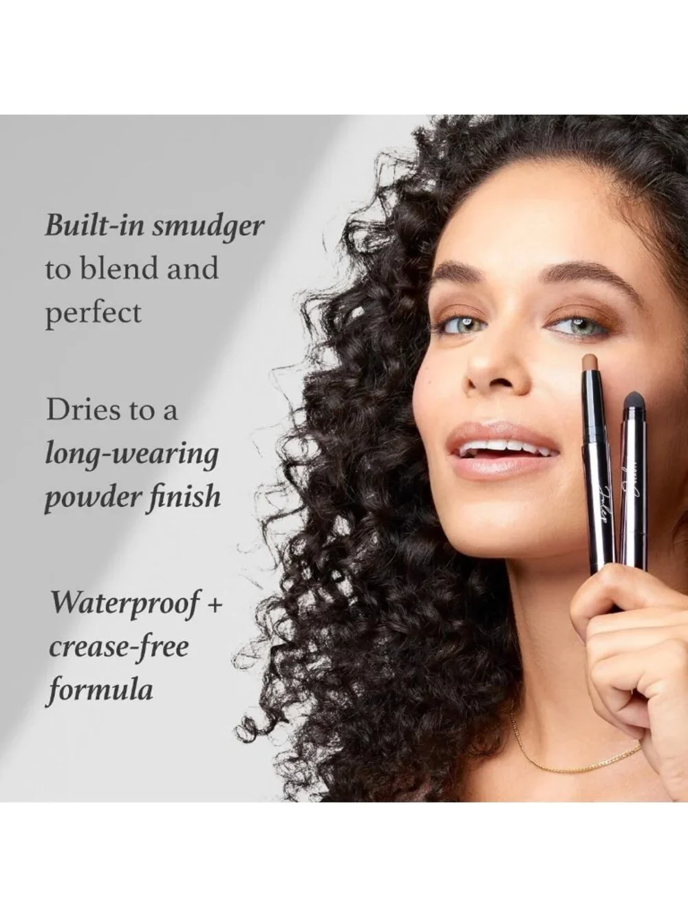 Waterproof Crème-to-Powder Eyeshadow Stick Duo - Long-Lasting, Easy Apply